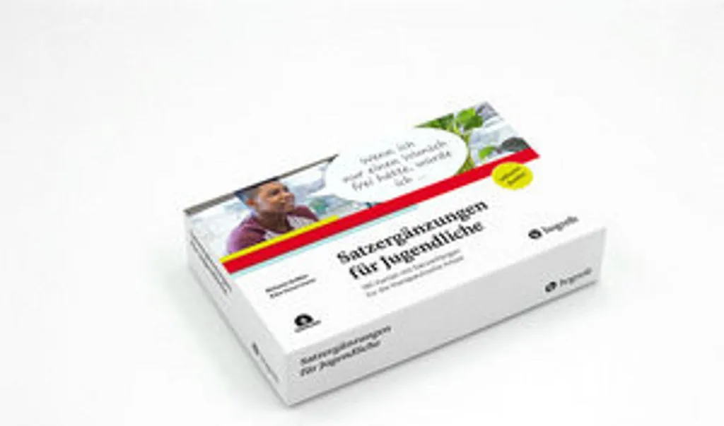 Satzergänzungen für Jugendliche : Jeu de Cartes Allemand pour Ados