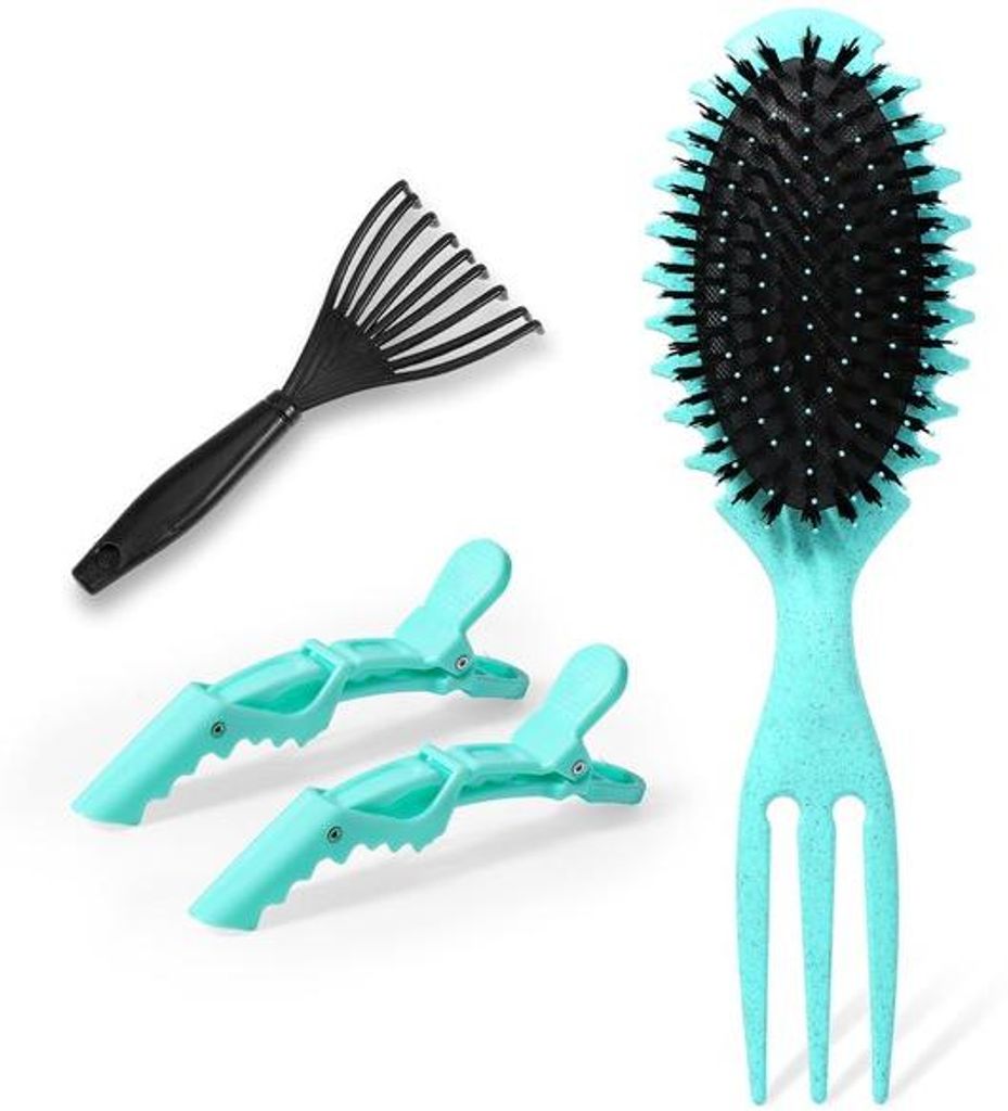 Ergonomischer, weicher Bürsten-Stylingschwamm für alle Haararten und Trends