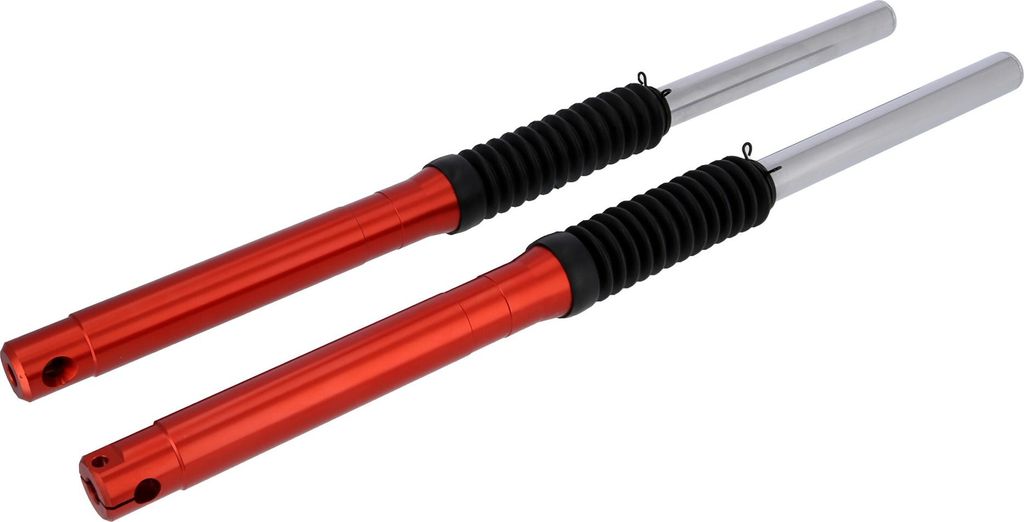 Sada: ZT Tuning Telescopic Fork Red Eloxized, pro bubnovou Obrázek produktu 