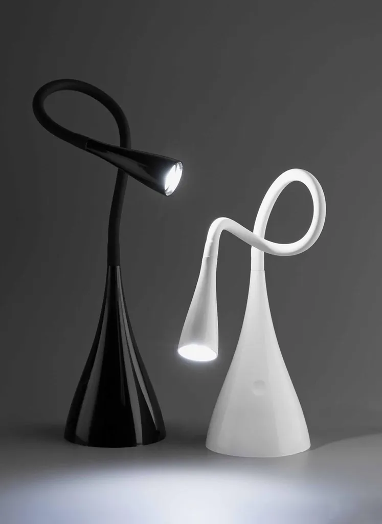 Lampada da tavolo a LED Lena nera - 6
