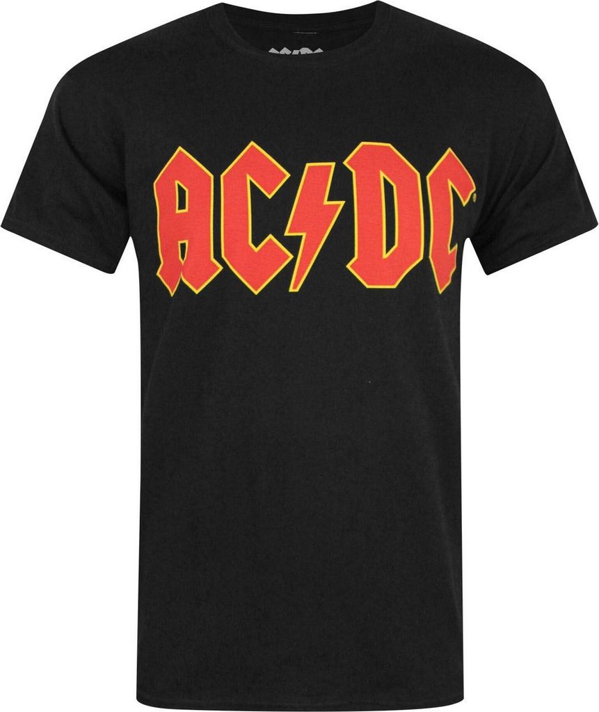 AC/DC Comics Herren Logo T-Shirt NS4103 (2XL) (Schwarz)
