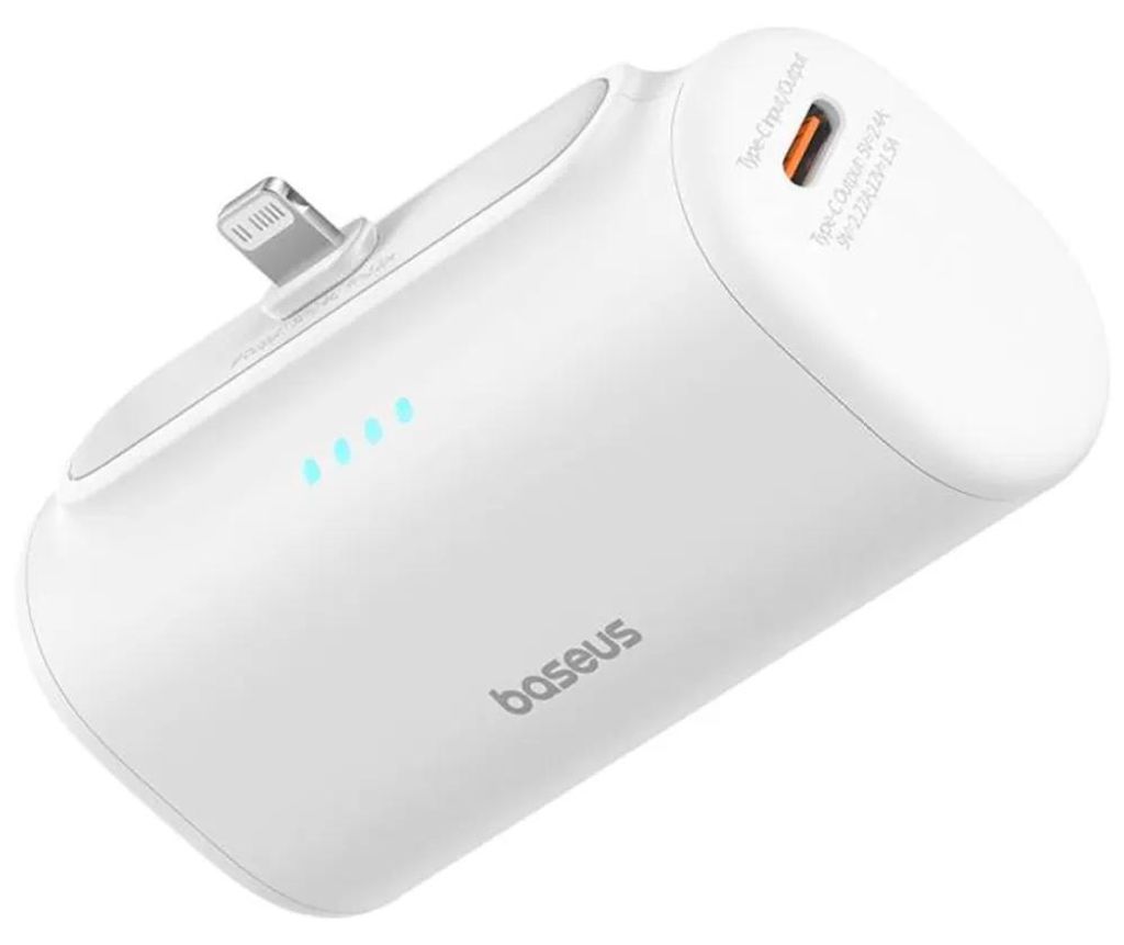 Os-Baseus Compact Ip 5000Mah 20W Powerbank (Blanc) Image du produit 