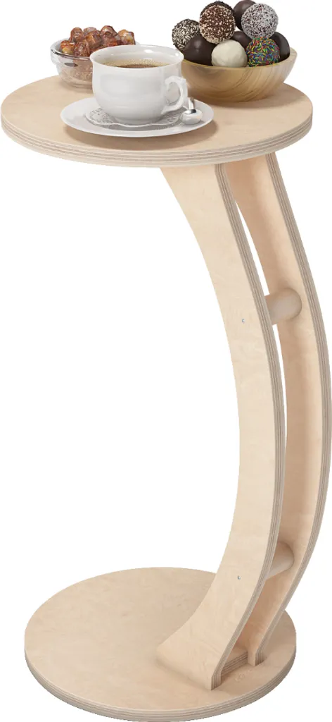 Petite Table de Salon en Bois - Table Basse Pliante Robuste et Design
