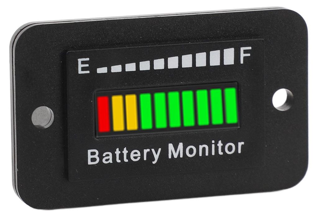 12V 24V 48V 60V 72V LED-Batterie-Monitor-Meter Batterie-Kraftstoff-Anzeige für Golf Cart Gabelstapler Rasenmäher