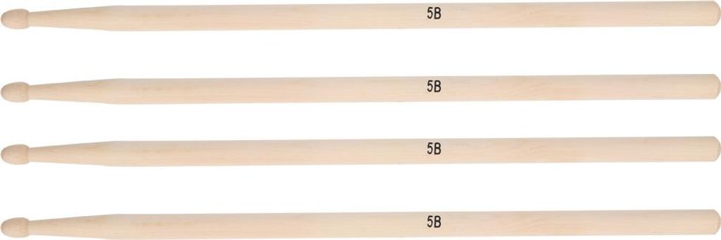2 Paar 5A/5B Maple Wooden Jazz Drum Kit Drumstick Musikinstrument Zubehör5B