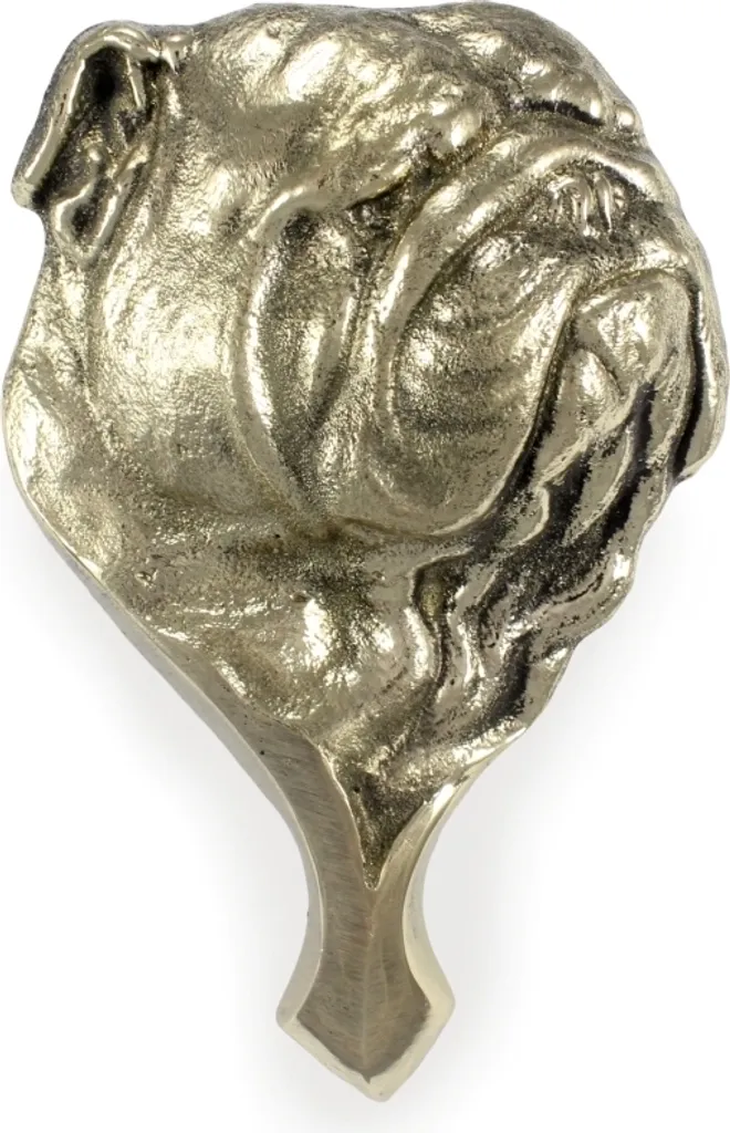 Campanello Vintage Bulldog Art-Dog - Ottone Antico per Porte e Cancelli