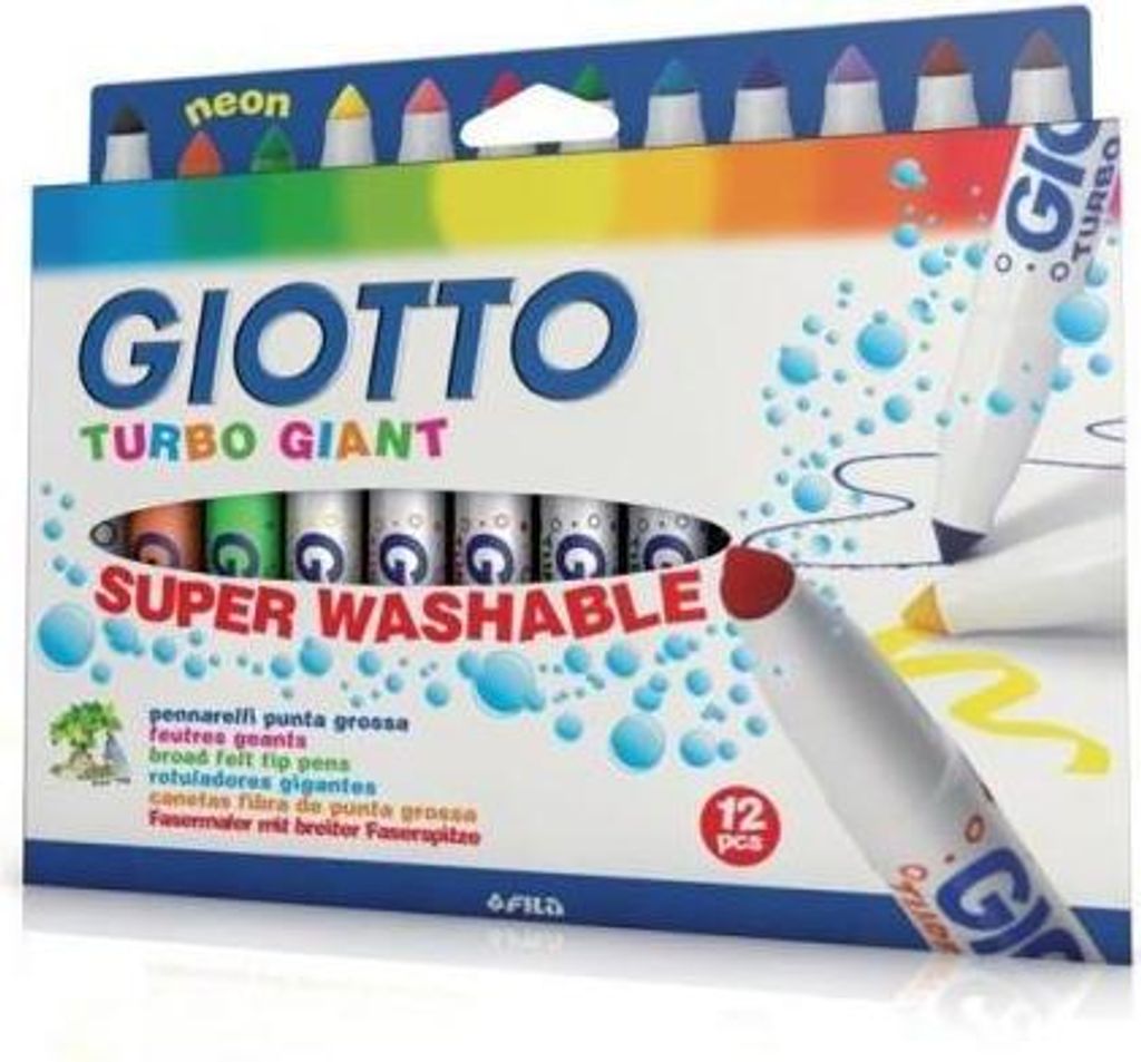 Giotto Turbo Giant Filzstift Mehrfarbig 6 Stück(e)