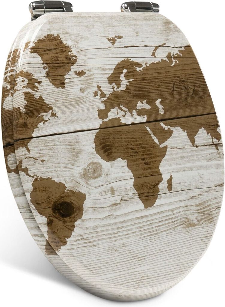 Xonic Design WC-Sitz - Premium Klo-Deckel - Toilettensitz mit Absenkautomatik MDF183