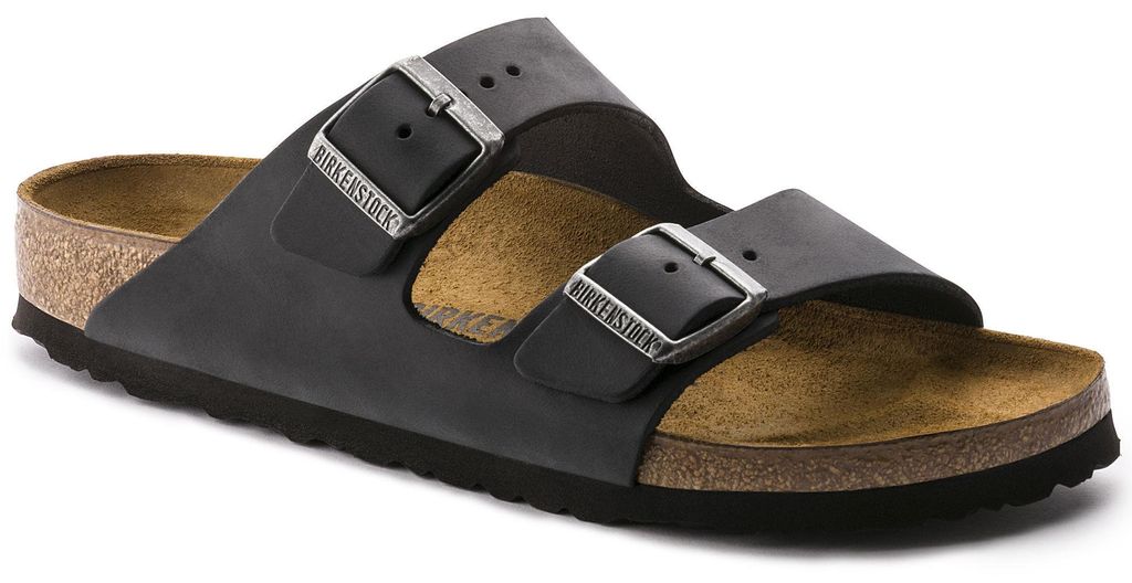 Birkenstock Arizona pánske čierne šľapky – široký strih, Obrázok produktu 
