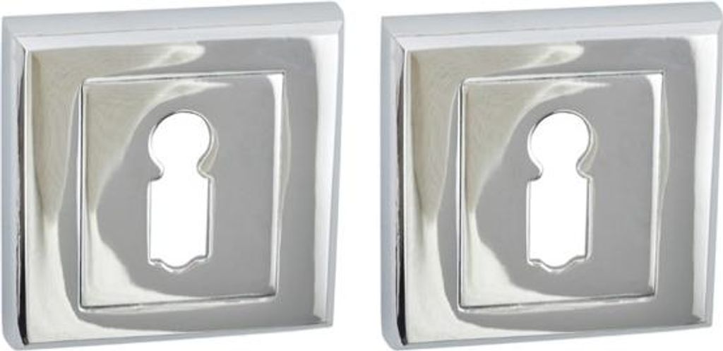 Quadratisches Chrom-Schlüsselschild (CLARA)