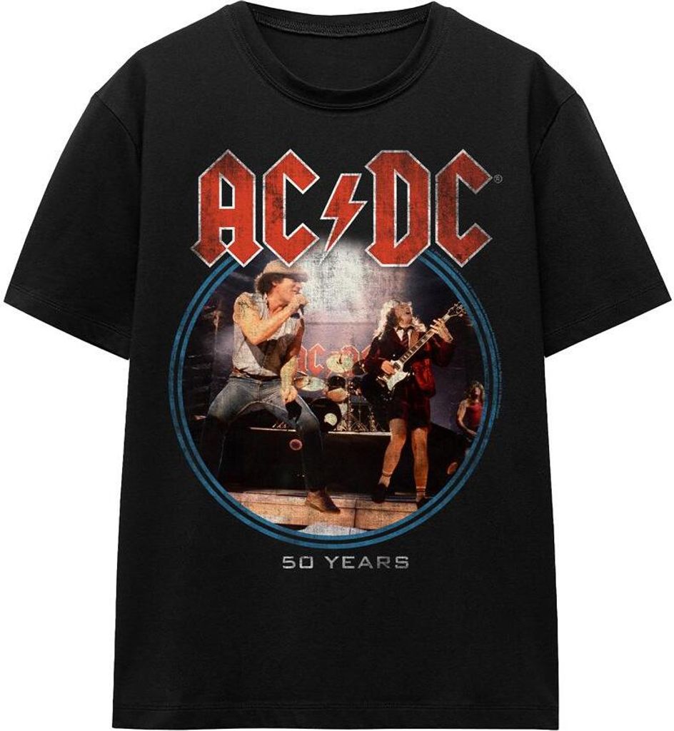 AC/DC - "Tour" T-Shirt für Herren/Damen Uni TV15437 (S) (Schwarz)