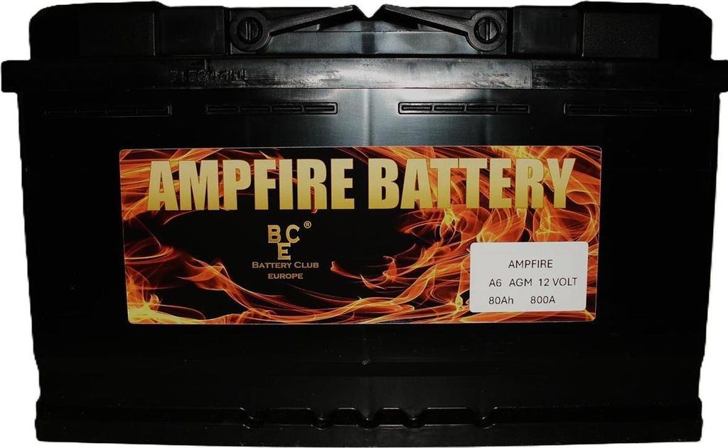 AMPFIRE 12V 80Ah 800A AGM Start/Stop Produktbild 