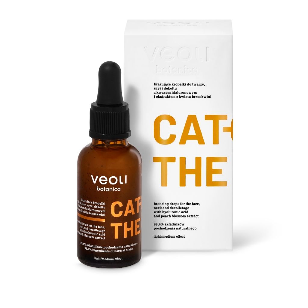 Veoli Botanica Brązujące kropelki do twarzy szyi i dekoltu, 30ml