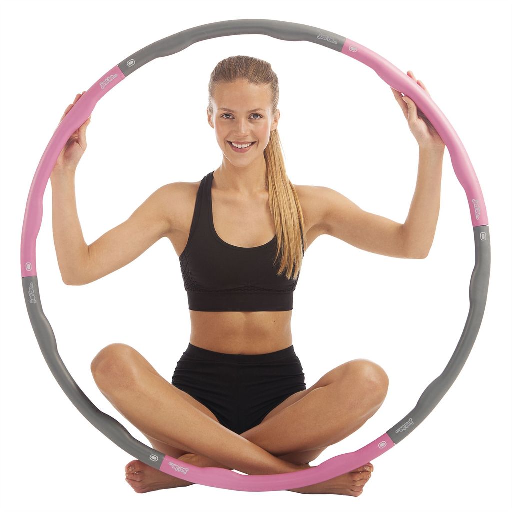 HEALTH HOOP® Hula Hoop Massage 1,2kg 48 Magneten Bauchtrainer Fitnessreifen 