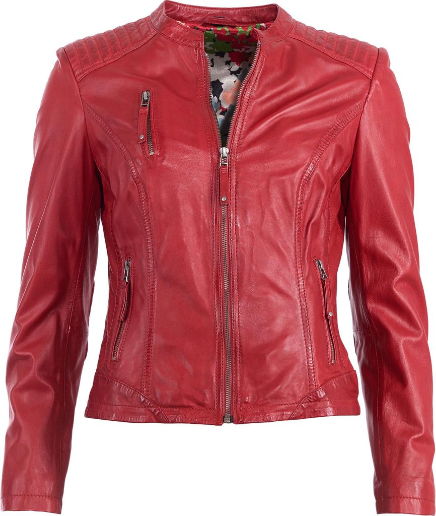 JCC Lederjacke 125302 Damen red 38