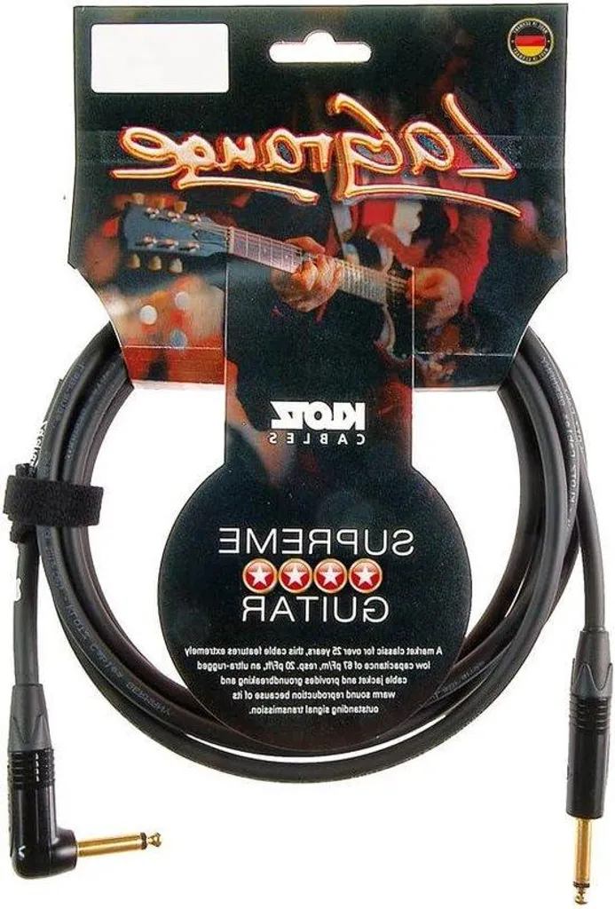 Câble Guitare pour Enregistrement Studio et Scène avec Triple Blindage