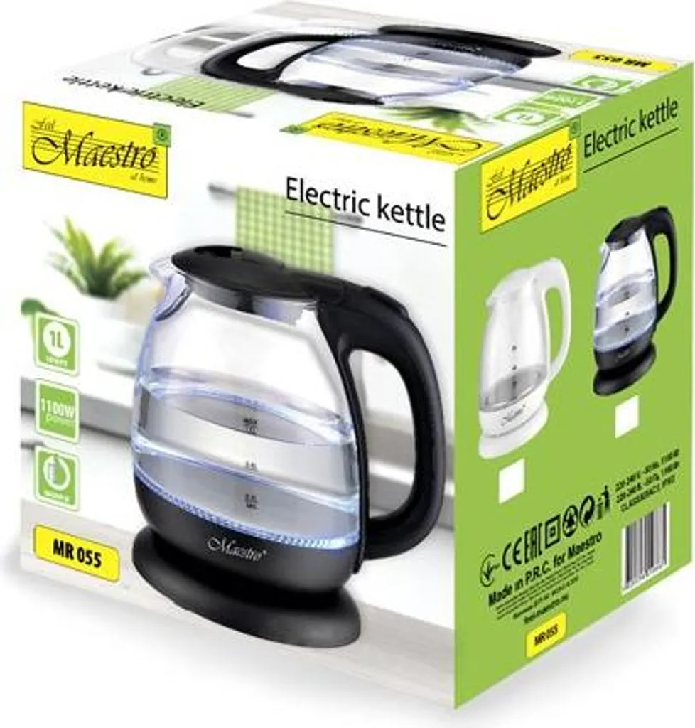 Miglior Bollitore Elettrico Compatto: Maestro MR-055 1L Vetro Bianco - 5