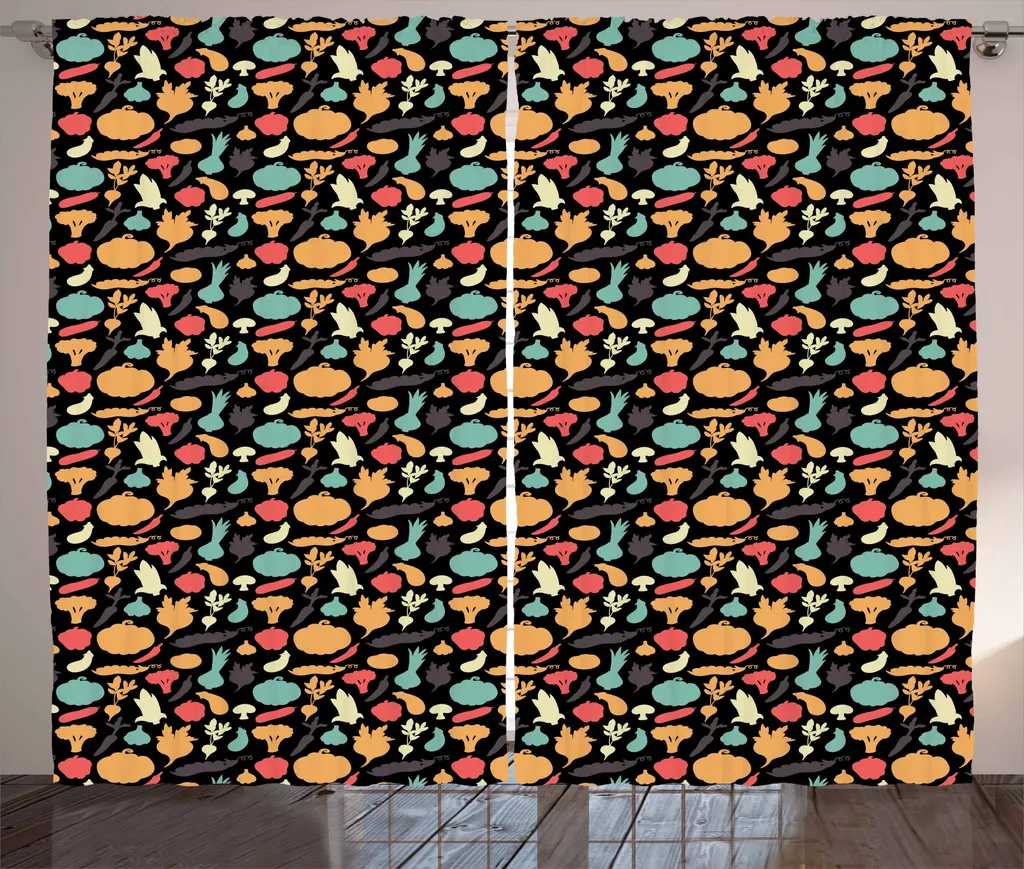 Tenda Camera da Letto Vegana ABAKUHAUS 280x175 | Motivi Rustici Flora