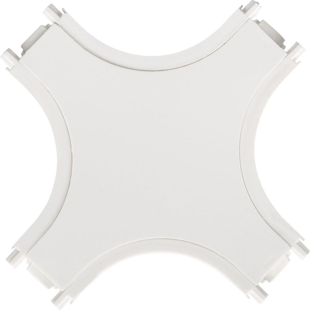 Verbindung Typ X für Magnetschiene 25mm SuperSlim 48V Aufbau Schwarz