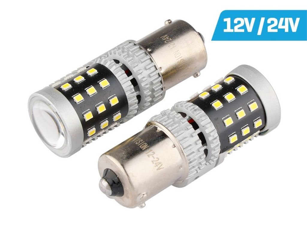 VISION R5W/R10W BA15s 12/24V ampoule 39x 2016 SMD LED, non Image du produit 