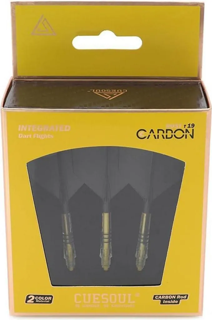 Dartschaft Flight Carbone Ultra Résistant Big Wing Taille 3 CUESOUL