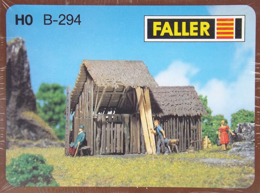 FALLER 130294, Bau, HO (1:87), Braun, Grau, Gelb