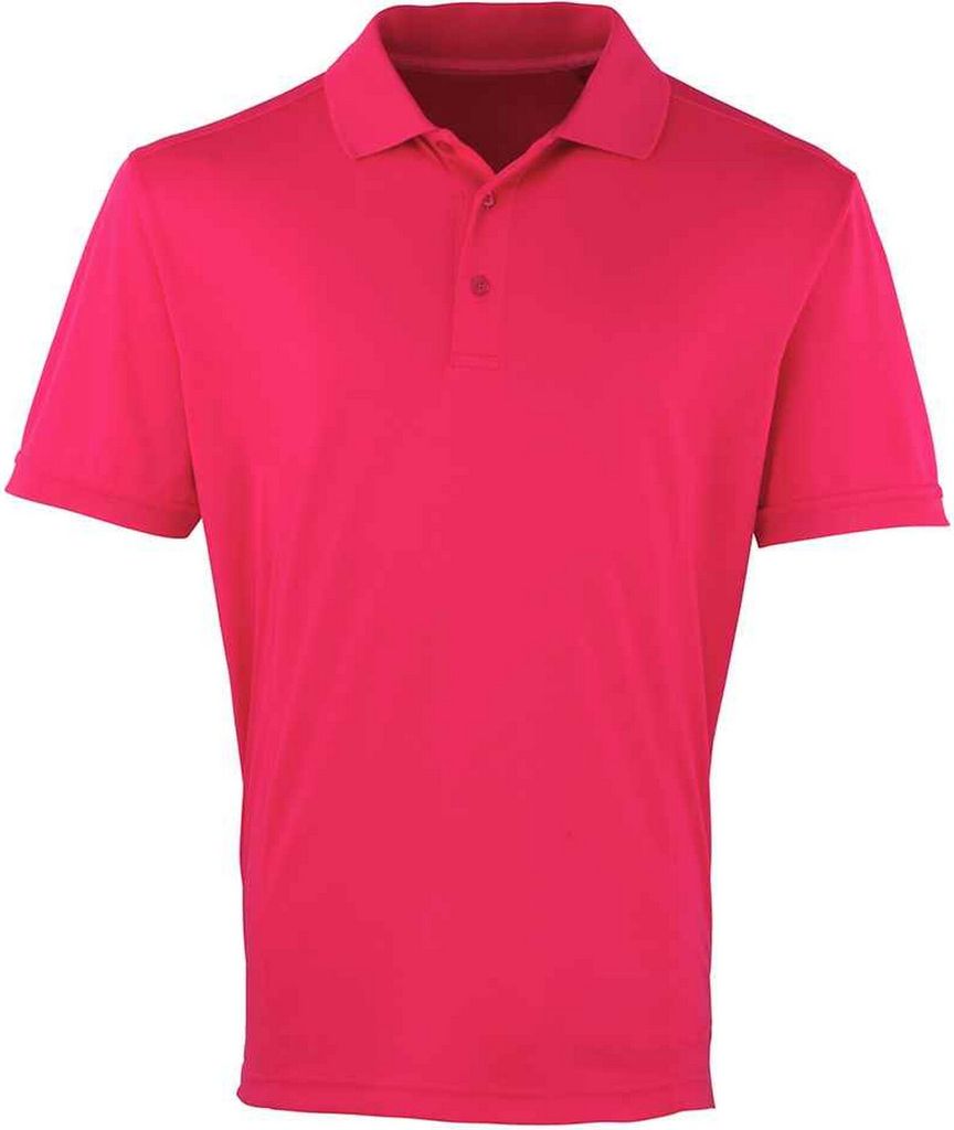 Premier - "Coolchecker" Poloshirt für Herren PC5596 (XL) (Leuchtend Pink)
