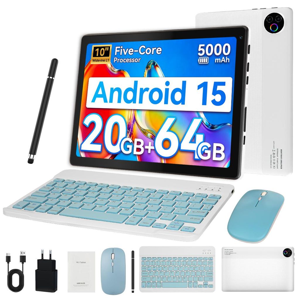 JENBIZZ Tablet, 10 inch, met toetsenbord/muis/stylus, 20 Productafbeelding 
