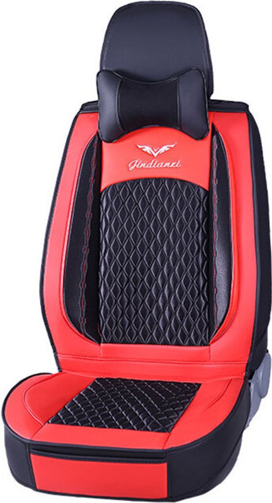 5D Auto Seat Cover Atmungsaktives Kunstleder Full Surround Universal Seat Protector Set - Kaffee