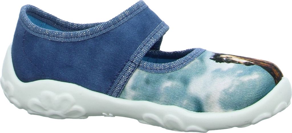 Superfit Hausschuhe Schmetterling Uni 31373236353234 Blau Produktbild 12