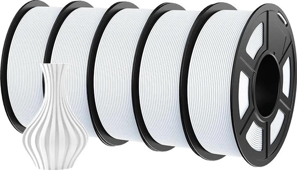 Consommable PETG blanc pour impression 3D écologique haute fidélité