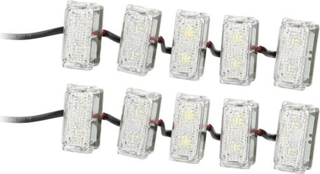 Tagfahrleuchten-Set Fahrzeugfront 24 V 4 W LED glasklar HELLA für NOGE