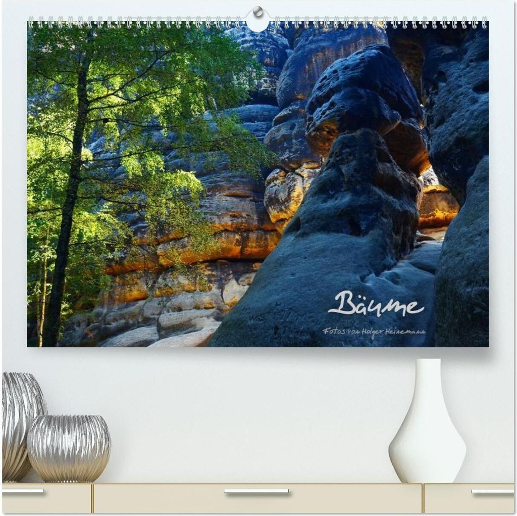 Bäume (hochwertiger Premium Wandkalender 2026 DIN A2 quer), Kunstdruck in Hochglanz