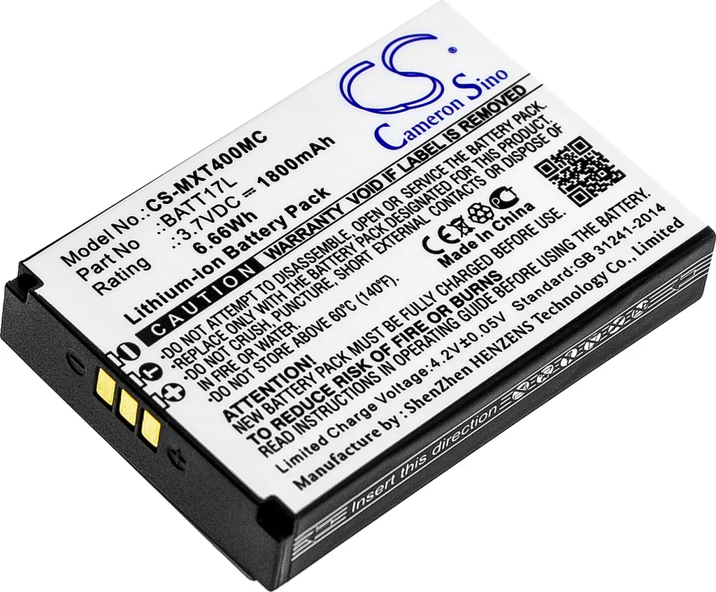 Batteria TECHTEK BATT17L per Midland XTC400/450 | 1800mAh per Action Cam