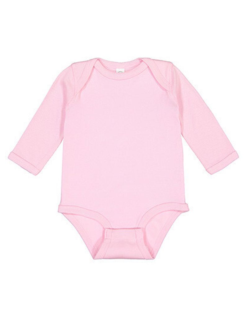 Rabbit Skins Infant Fine Jersey Long Sleeve Bodysuit