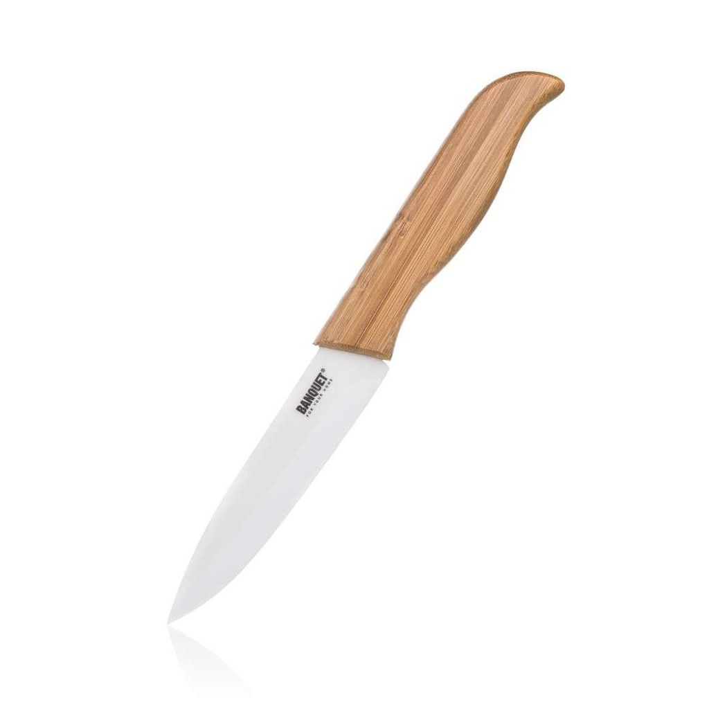 BANKETT Messer praktisch Keramik ACURA BAMBUS 20 cm