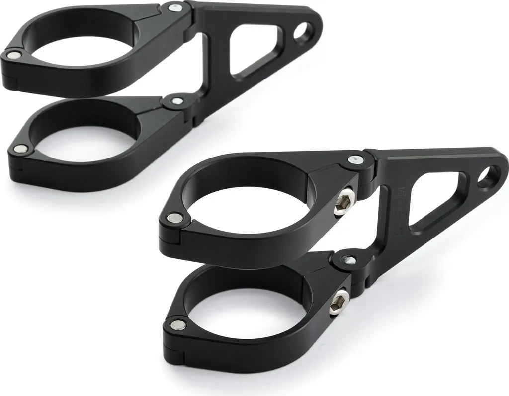 Occasione Staffa Faro Daytona 55mm - Alluminio CNC Nero Moto Custom
