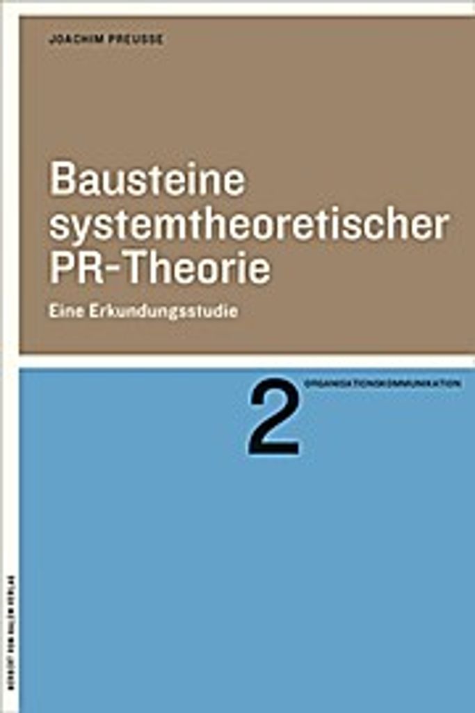 Bausteine systemtheoretischer PR-Theorie