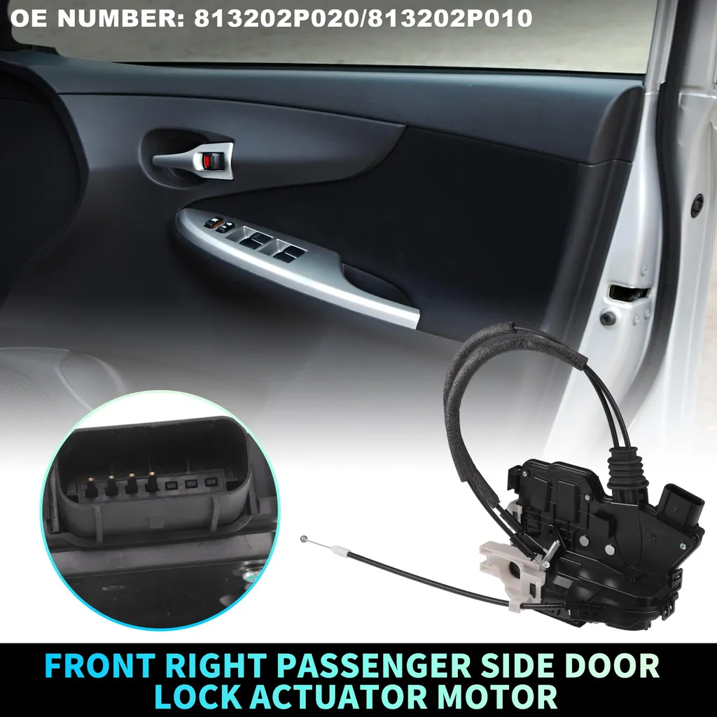 Serrure Électrique Avant Droit avec Câble pour Kia Sorento 813202P020