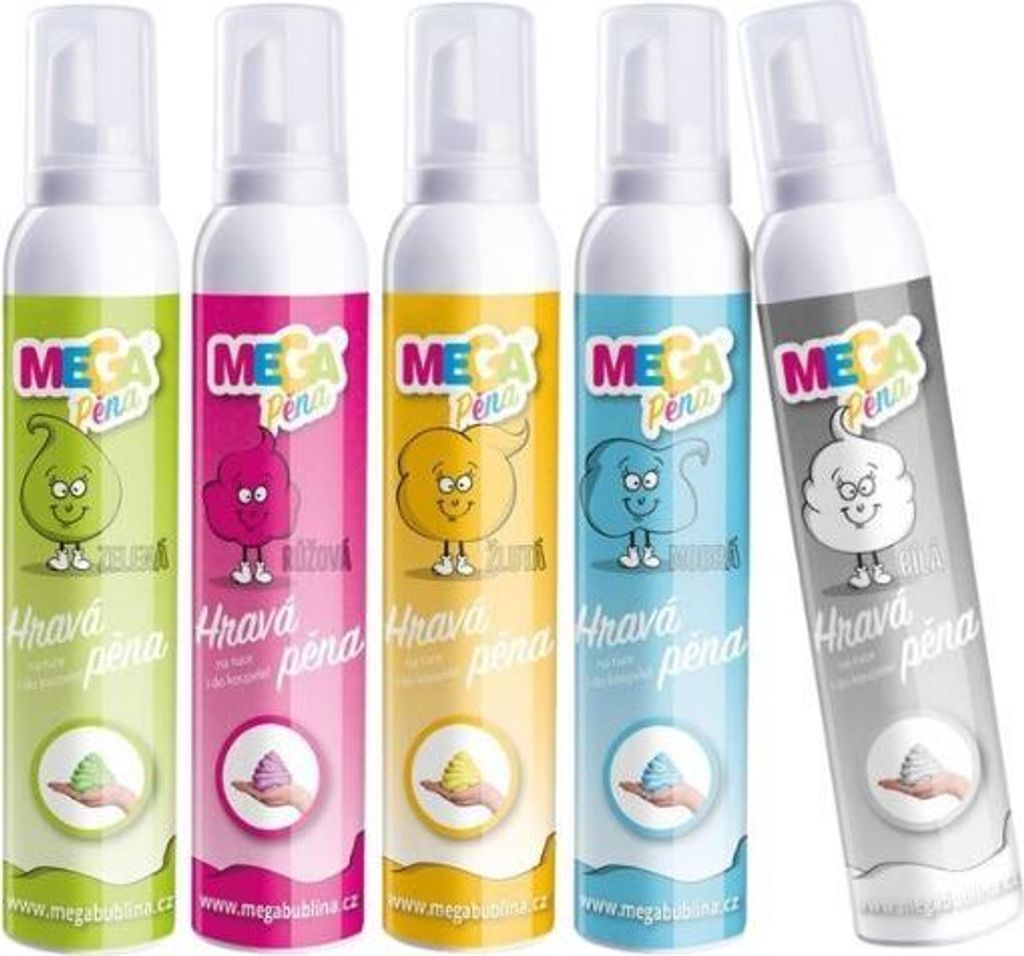 MEGABUBLINA – MegaPěna sada – 5 kusů Obrázek produktu 