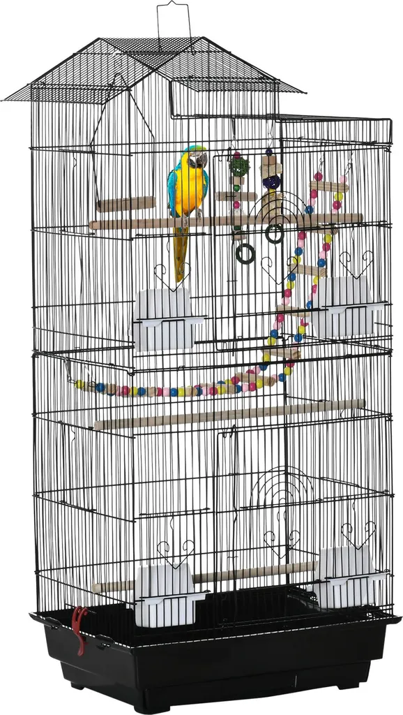 Grande volière d'intérieur pour perruches et canaris avec accessoires