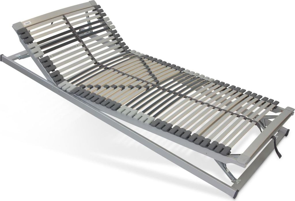 Lattenrost 100x200 verstellbar - Nimbo 44 KFV - 44 Leisten - Sofort Einsatzbereit - 7-Zonen - Lattenrahmen