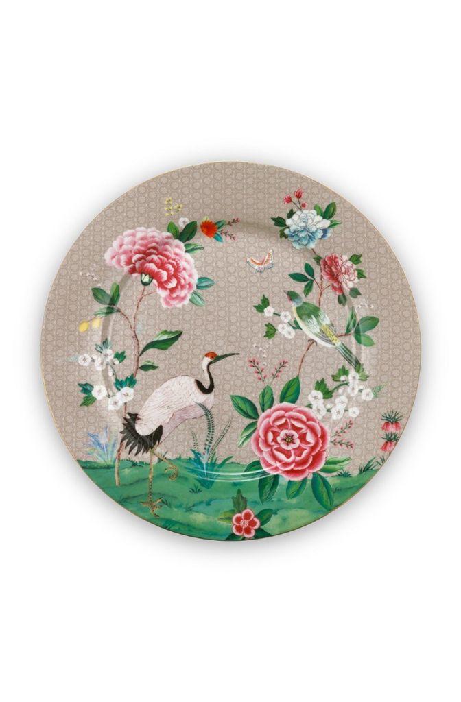 PIP STUDIO Blushing Birds Platzteller khaki 32 cm