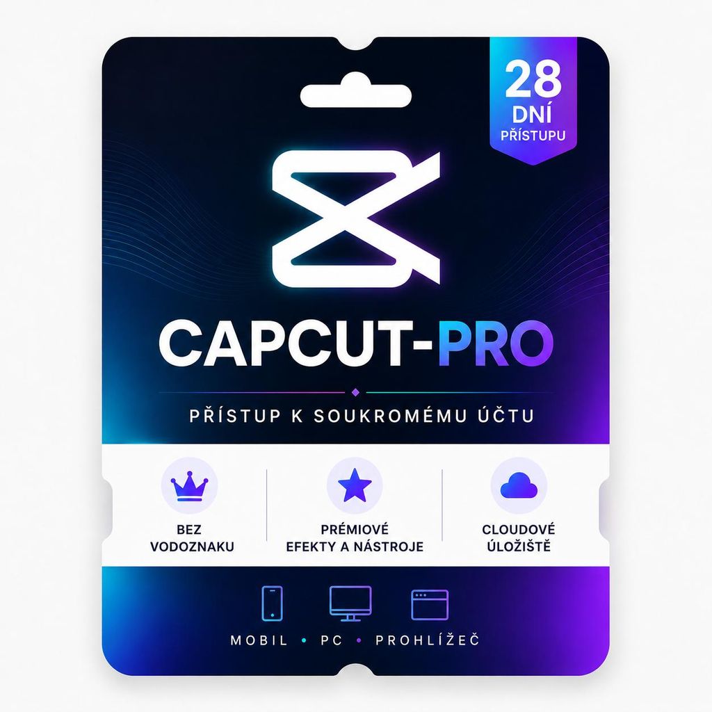CapCut Pro – 28 Tage Konto Zugang | Versand per E-Mail Produktbild  KI-generiertes Bild