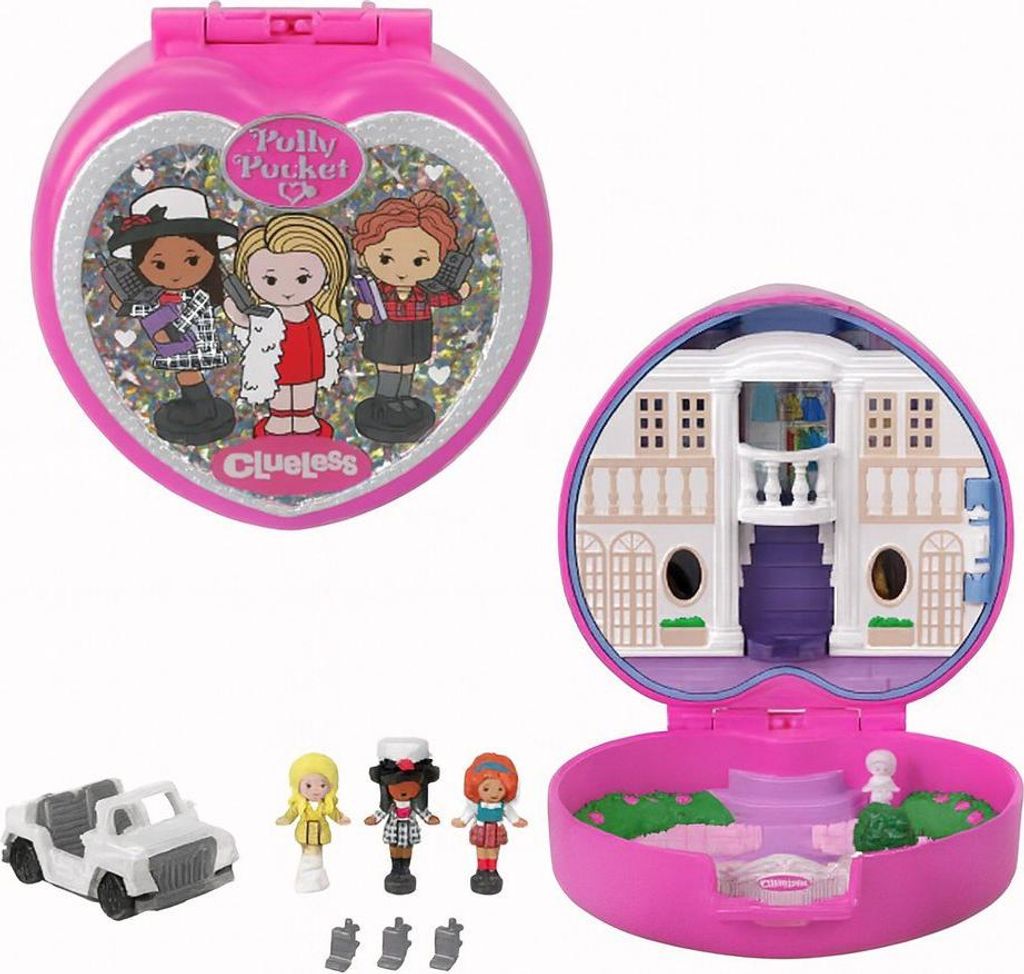 Polly Pocket Clueless Herz Compact Mini Spielzeug