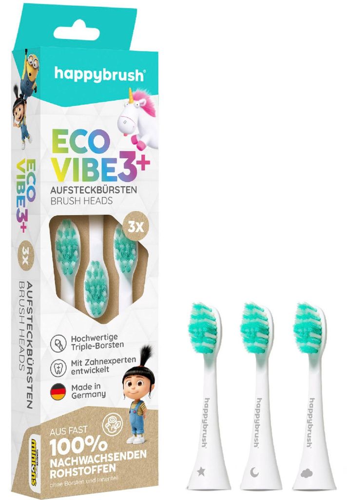 happybrush HAV3DEA happybrush ECO VIBE KIDS spazzole rosa Immagine del prodotto 