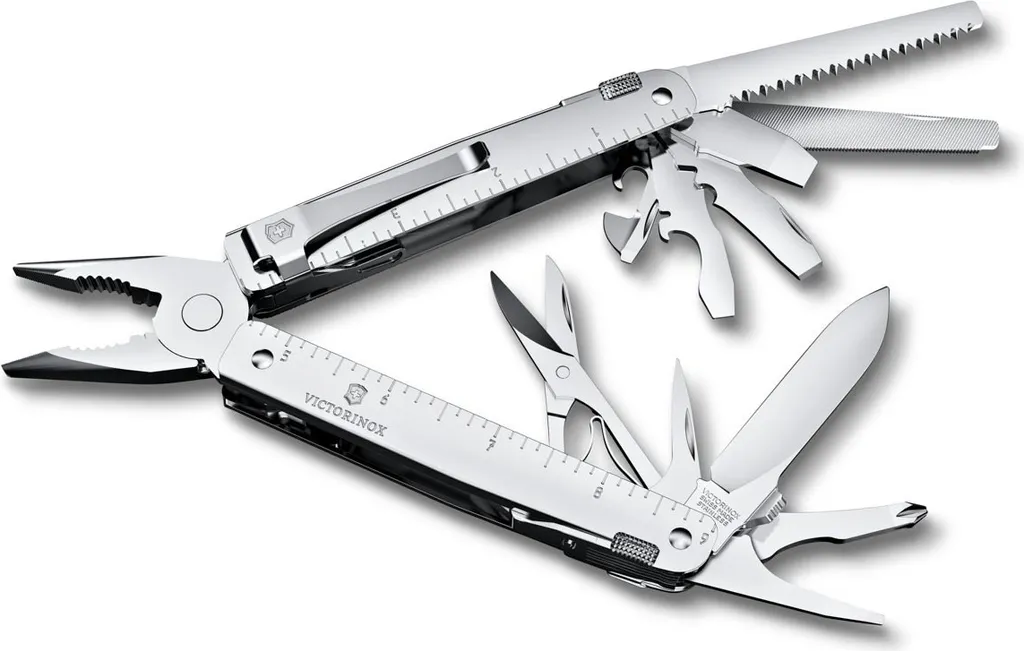 Multitool Victorinox Swiss Tool MX Clip Argent avec Ouverture d'une Main - 2