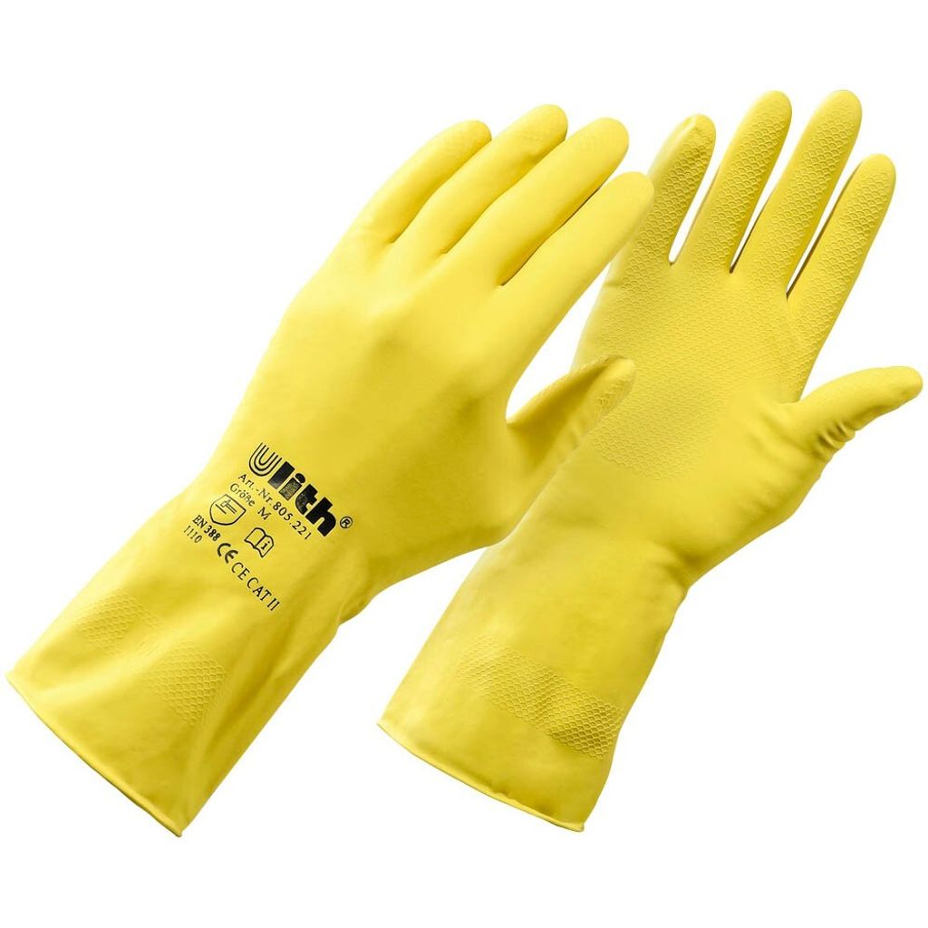 Ulith 805.222 unisex Arbeitshandschuhe gelb Größe L 1 Paar Immagine del prodotto 