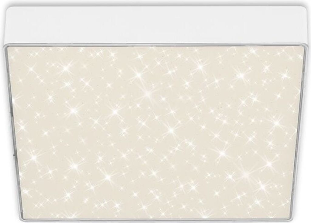 LED Aufbauleuchte IP20 Sternenhimmel 16 W weiß Metall-Kunststoff Briloner