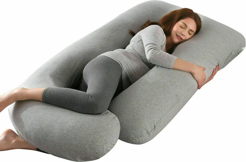Soulager le Mal de Dos avec ce Coussin de Grossesse en J Spécial Maternité